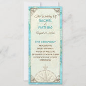 Reis Huwelijksprogramma Kaart (Voorkant)