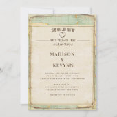  Reis Huwelijksuitnodiging Kaart (Voorkant)