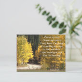 Reis - "Ik ben onderweg" Briefkaart (Staand voorkant)