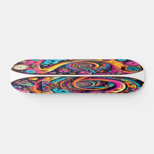 reis in de tijd persoonlijk skateboard (Horizontaal)