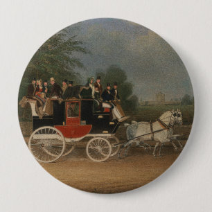 Reis in Engeland, 1835. Ronde Button 4,0 Cm