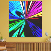 Reis in kleur canvas afdruk (Insitu (Woonkamer))