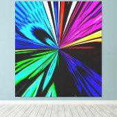 Reis in kleur canvas afdruk (Insitu (Houten vloer))