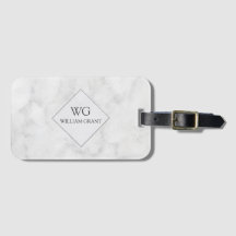 Reis in stijl. Chic Fancy wit marmer monogram