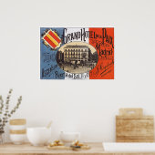 Reis in stijl, Grand Hotel Paix, Madrid, Spanje Poster (Keuken)