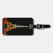 Reis in stijl: het Eiffeltoren Bagagelabel (Voorkant horizontaal)