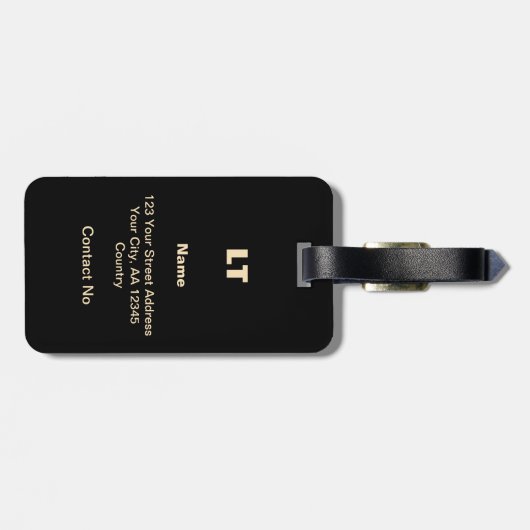 Reis in stijl: het Eiffeltoren Bagagelabel (Achterkant horizontaal)