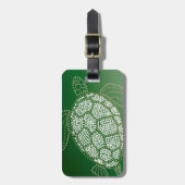 Reis in stijl met de Hawaii Green Zee Turtle Bagagelabel (Voorkant verticaal)