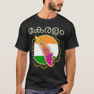 Reis India Kerala Malayalam met een Mandala of T-shirt
