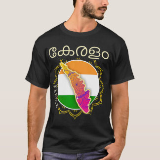 Reis India Kerala Malayalam met een Mandala of T-shirt