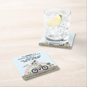 Reis is een cadeau kartonnen onderzetters