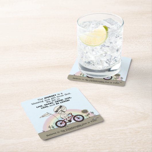 Reis is een cadeau kartonnen onderzetters (Insitu)