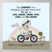 Reis is een cadeau poster (Voorkant)