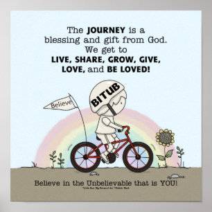 Reis is een cadeau poster