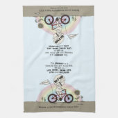 Reis is een cadeau theedoek (Verticaal)