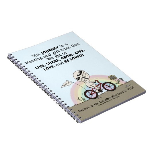 Reis is een Geschenk Notitieboek (Rechterzijde)