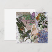 Reis is het Destination Flat Wenskaart (Voorkant / Achterkant)