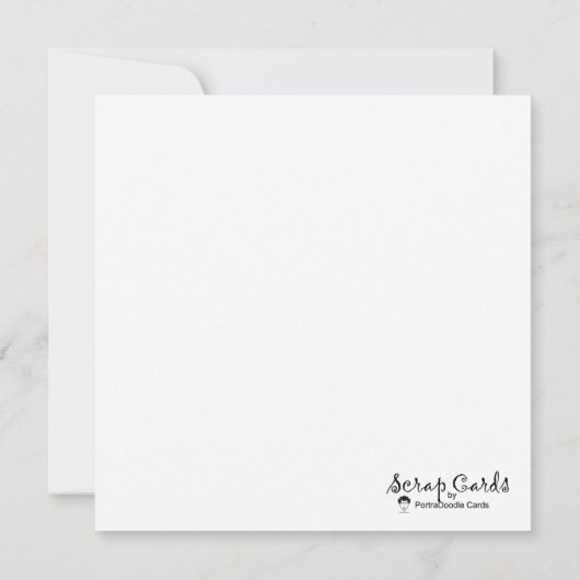 Reis is het Destination Flat Wenskaart (Achterkant)