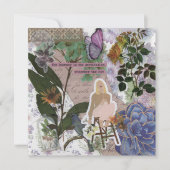 Reis is het Destination Flat Wenskaart (Voorkant)