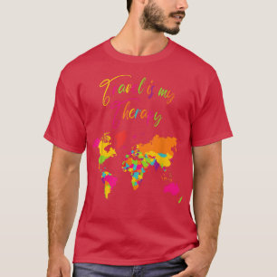 Reis is mijn therapeutische verklaring t-shirt