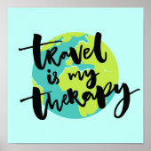 Reis is mijn Therapie Poster (Voorkant)