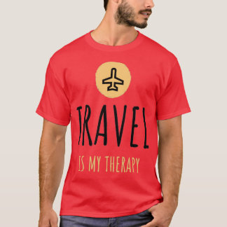 Reis is mijn therapie t-shirt