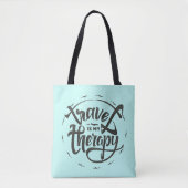 Reis is mijn therapie tote bag (Voorkant)