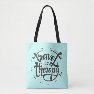 Reis is mijn therapie tote bag
