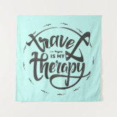 Reis is mijn therapie wandkleed (Voorkant (horizontaal))