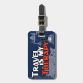 Reis is mijn Therapy Bagagelabel (Voorkant verticaal)