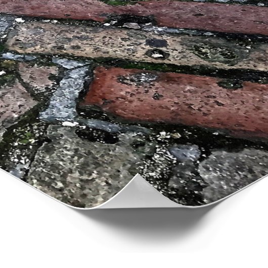 Reis | Italië - Assisi Street Pavers Poster (Hoek)