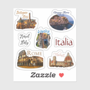 Reis Italië Collectie Sticker