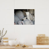 Reis | Italië - Pompeii Amphorae Poster (Keuken)