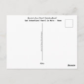 Reis | Italië - Rome - Bernini-sculptuur Christus Briefkaart (Achterkant)