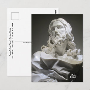 Reis   Italië - Rome - Bernini-sculptuur Christus Briefkaart