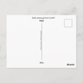 Reis | italië - Rome, boerenmarkt Briefkaart (Achterkant)