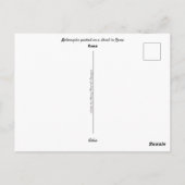 Reis | Italië — Rome, geparkeerde motorfietsen Briefkaart (Achterkant)