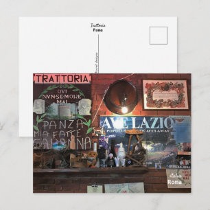 Reis   Italië - Rome Trattoria Briefkaart
