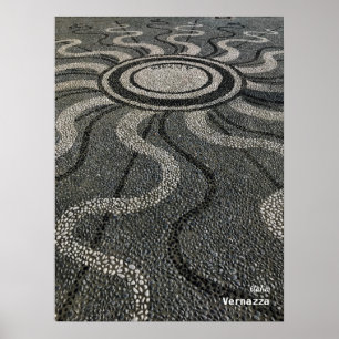 Reis   Italië - Vernazza, Cinque Terre Mosaic Poster