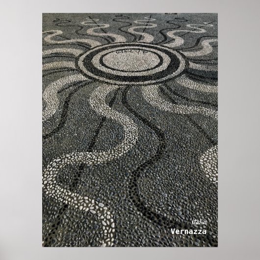 Reis | Italië - Vernazza, Cinque Terre Mosaic Poster (Voorkant)