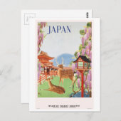 Reis Japan door Train  Briefkaart (Voorkant / Achterkant)