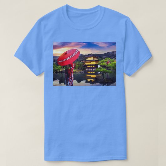 reis japan water umbella meer t-shirt (Design voorkant)