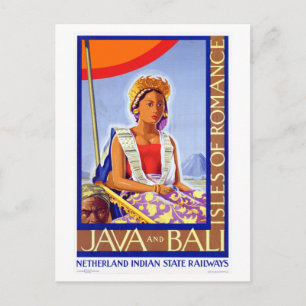  reis Java Bali Indonesia Briefkaart