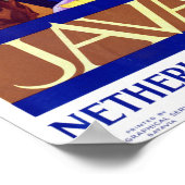 reis Java Bali Indonesia Poster (Hoek)