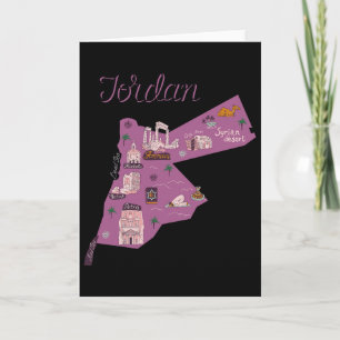 Reis Jordanië Kaart Amman Petra Dode Zee Familie V