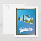 Reis kaart van El Salvador (Voorkant / Achterkant)