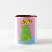 Reis kaart van Ghana Mok (Midden)