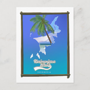 Reis kaart van Sumba eiland Indonesië