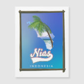Reis kaart van Sumba eiland Indonesië (Voorkant)