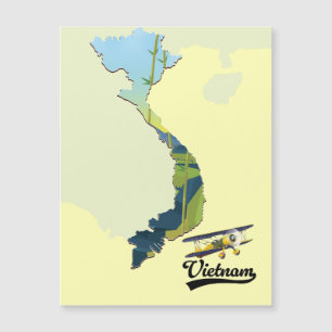 Reis kaart van Vietnam